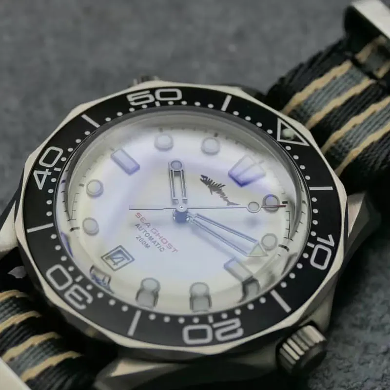 Мужские титановые часы Heimdallr Seaghost Diver, 44 мм, белый циферблат, сапфировое стекло, автоматический механизм NH35, водонепроницаемость 20 бар, нейлоновый ремешок
Мужские титановые часы Heimdallr Seaghost Diver, 44 мм, белый циферблат, сапфировое стекло, автоматический механизм NH35, водонепроницаемость 20 бар, нейлоновый ремешок