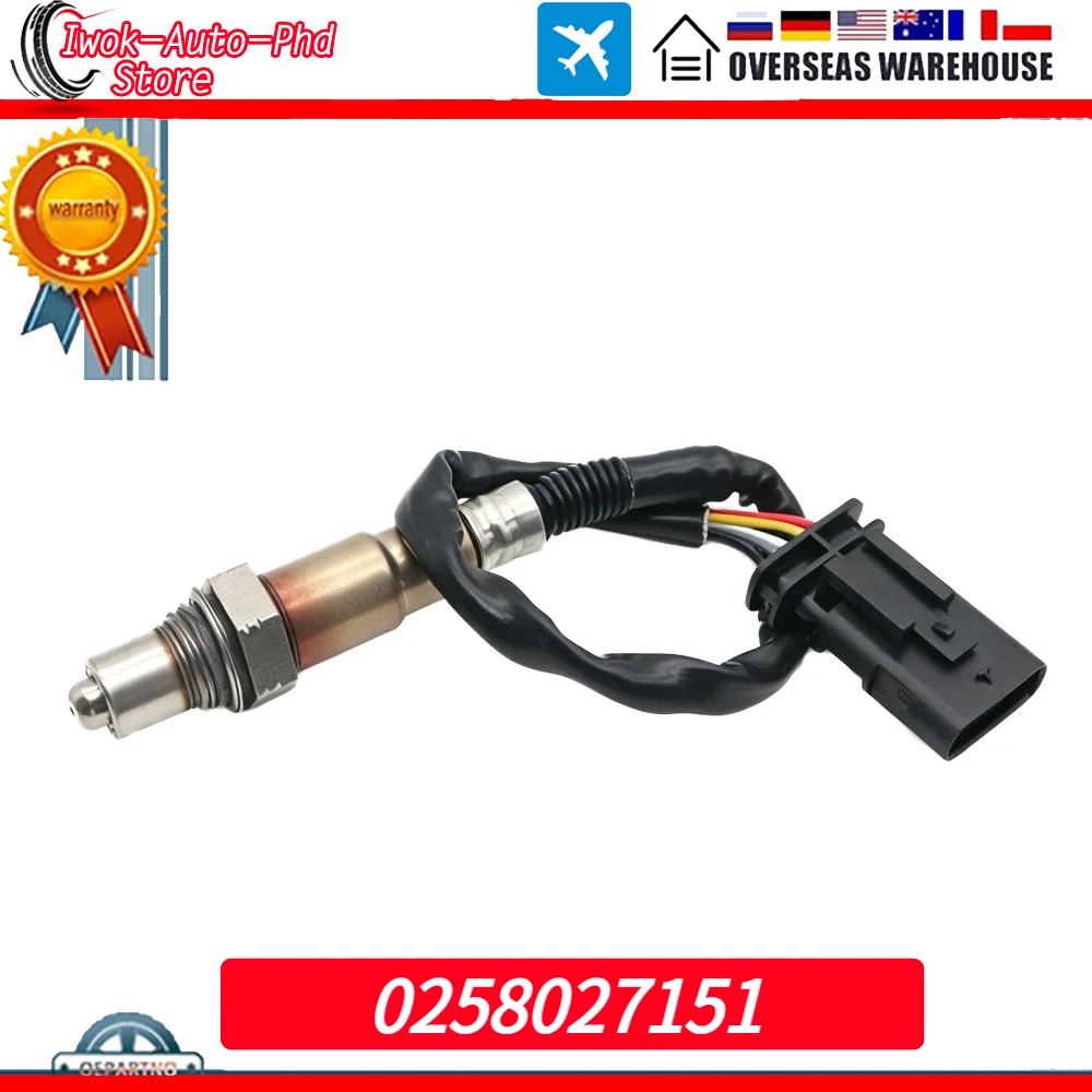 0258027151 For Citroen Berlingo C-Elysee C3 C4 Ds3 Ds4 DS7 Peugeot 208 308 PARTNER NEW Air Fuel Ratio Lambda O2 Oxygen Sensor
0258027151 For Citroen Berlingo C-Elysee C3 C4 Ds3 Ds4 DS7 Peugeot 208 308 PARTNER NEW Air Fuel Ratio Lambda O2 Oxygen Sensor