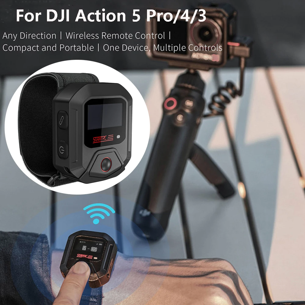 Camera GPS Bluetooth-compatible Remote Control For DJI Action 5 Pro 4 3 Sport Camera 25M Wireless Controller With Wrist Strap
Camera GPS Bluetooth-compatible Remote Control For DJI Action 5 Pro 4 3 Sport Camera 25M Wireless Controller With Wrist Strap