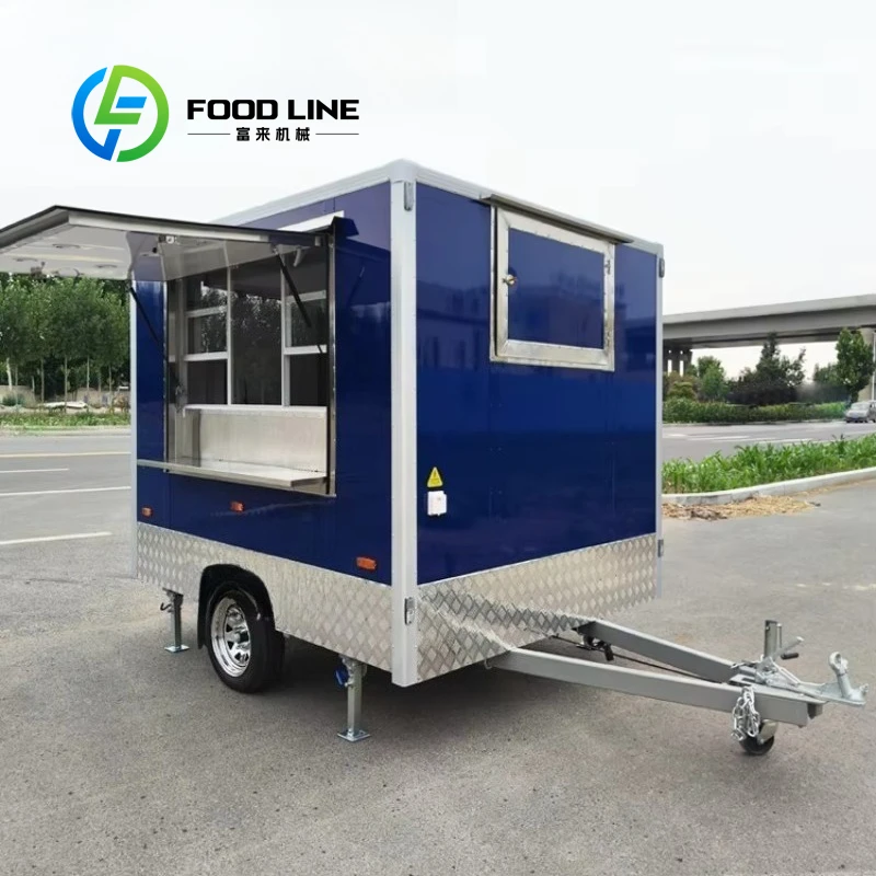Commercial Concession Foodtruck Trailer Fully Equipped Mobile Kitchen for Coffee Ice Cream Burger Pizza Catering Customized
Commercial Concession Foodtruck Trailer Fully Equipped Mobile Kitchen for Coffee Ice Cream Burger Pizza Catering Customized