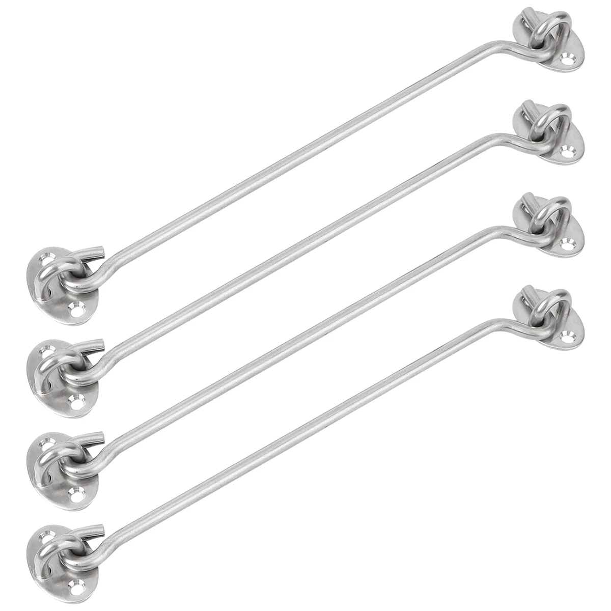 4Pcs Stainless Steel Door Hooks Durable Smooth Surface Easy Installation Fits Doors Windows Cabin Hook Barn Hardware
4Pcs Stainless Steel Door Hooks Durable Smooth Surface Easy Installation Fits Doors Windows Cabin Hook Barn Hardware
