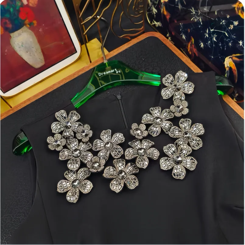 10Pcs Bling Crystal Flower Pins Set Multi-Functional DIY Sewing Clothing Accessories for Dress Sweater Bag Shoes Hair Clip
10Pcs Bling Crystal Flower Pins Set Multi-Functional DIY Sewing Clothing Accessories for Dress Sweater Bag Shoes Hair Clip