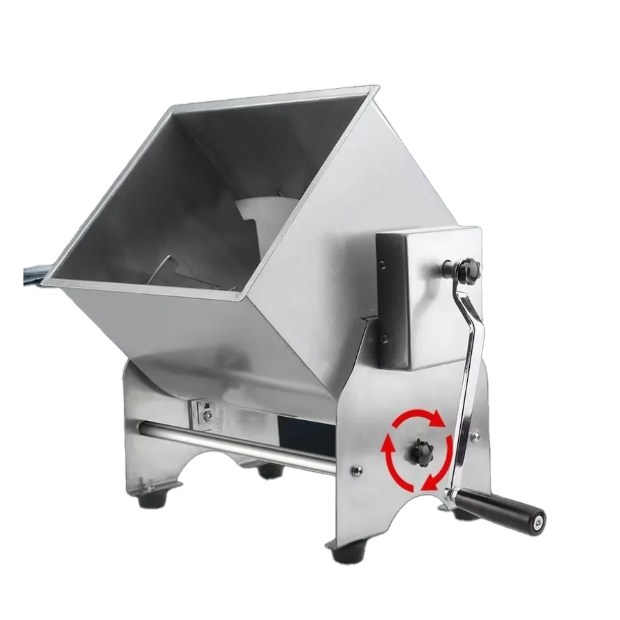 Stainless Steel Manual Meat Filling Mixer and Vegetable Chopper, Hand Crank Blender for Kitchen
Stainless Steel Manual Meat Filling Mixer and Vegetable Chopper, Hand Crank Blender for Kitchen