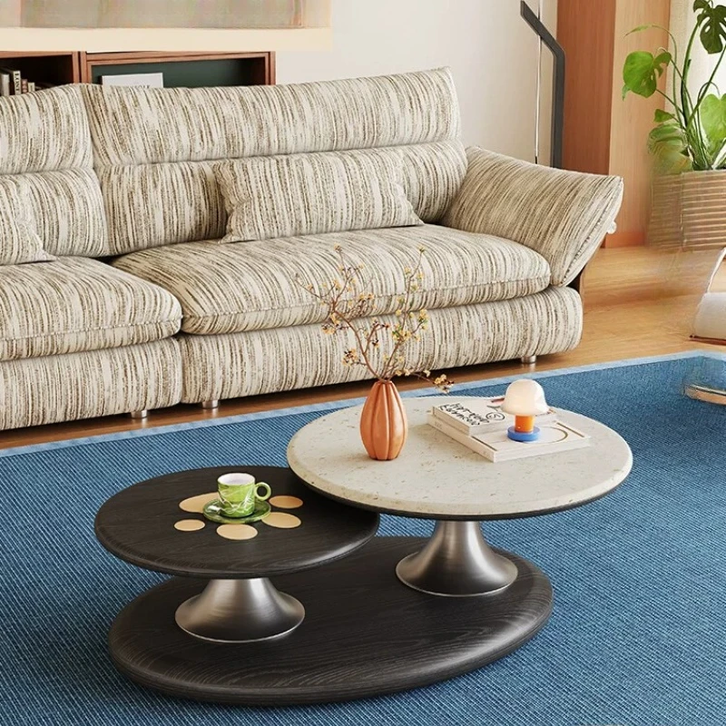 Yjq Italian minimalist retro coffee table household small apartment high-end modern minimalist coffee table
Yjq Italian minimalist retro coffee table household small apartment high-end modern minimalist coffee table