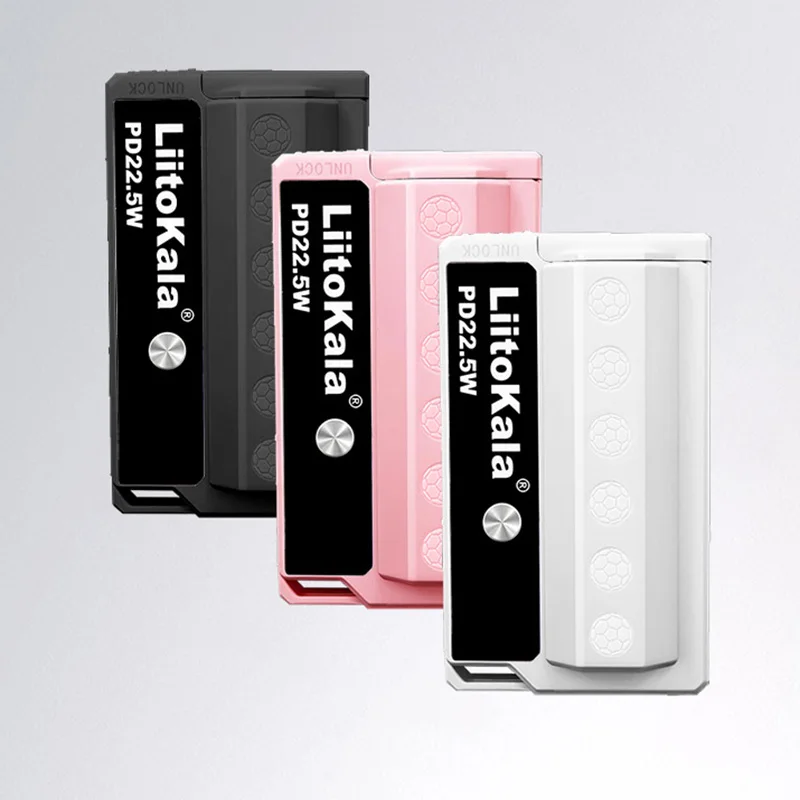 LiitoKala PB-L01 22.5W Portable Charger: Fast-Charging Power Bank with Removable 21700 Battery, Ultra-Light for Travel & Gaming
LiitoKala PB-L01 22.5W Portable Charger: Fast-Charging Power Bank with Removable 21700 Battery, Ultra-Light for Travel & Gaming