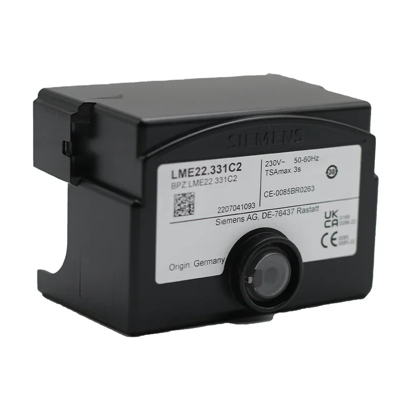 Siemens Combustion Controller LME22.331C2 Ignition Controller Gas Burner Industrial Combustion System Controller
Siemens Combustion Controller LME22.331C2 Ignition Controller Gas Burner Industrial Combustion System Controller