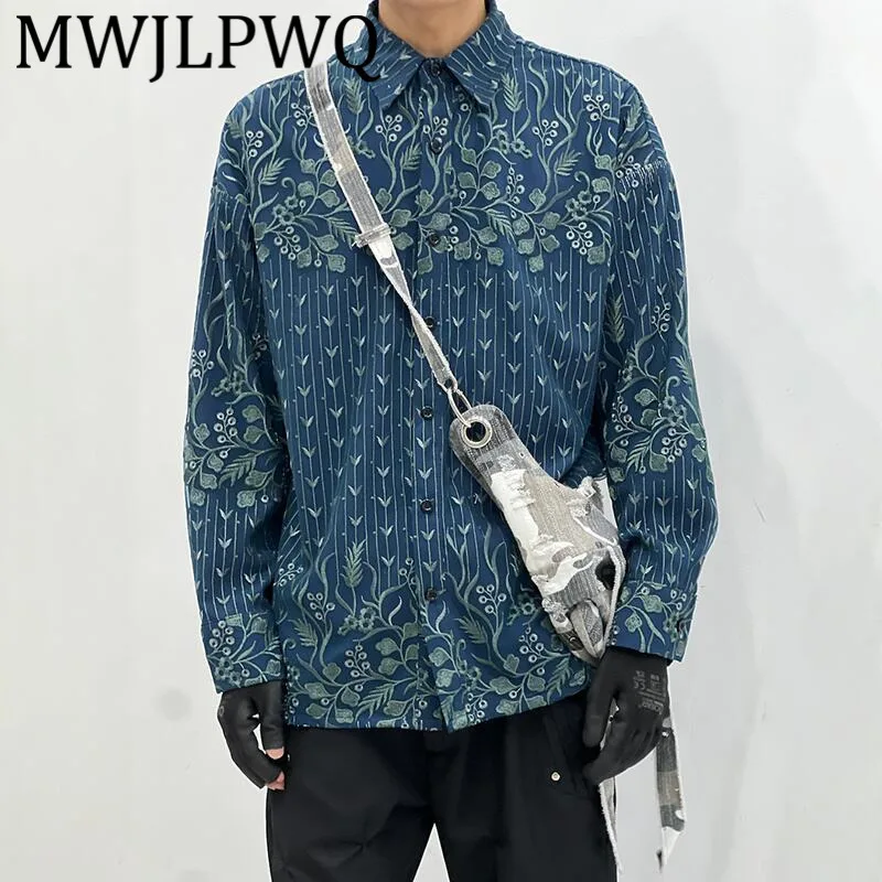 MWJLPWQ 2025 New Green Blue Lace Long Sleeve Shirt For Men Lapel Long Sleeve Autumn Niched Design Women Loose Casual Tops 11803
MWJLPWQ 2025 New Green Blue Lace Long Sleeve Shirt For Men Lapel Long Sleeve Autumn Niched Design Women Loose Casual Tops 11803