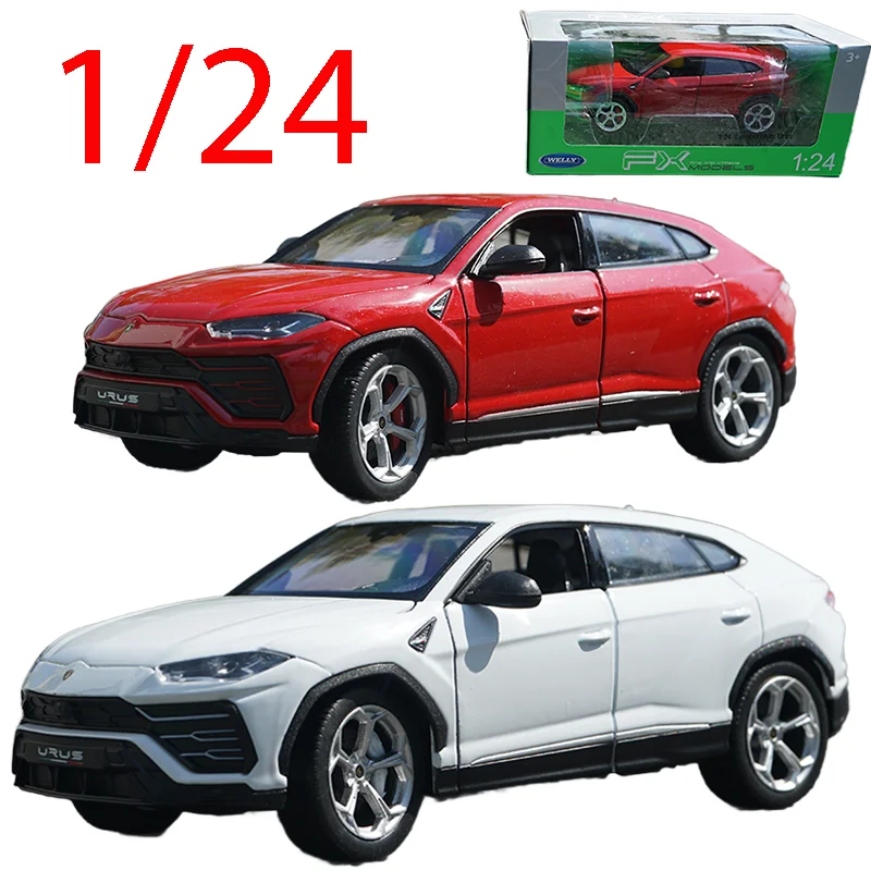 WELLY, литая под давлением модель автомобиля из сплава Lamborghini в масштабе 1/24, Lamborghini Urus SUV, внедорожная имитация, коллекция моделей, подарки для мальчиков
WELLY, литая под давлением модель автомобиля из сплава Lamborghini в масштабе 1/24, Lamborghini Urus SUV, внедорожная имитация, коллекция моделей, подарки для мальчиков