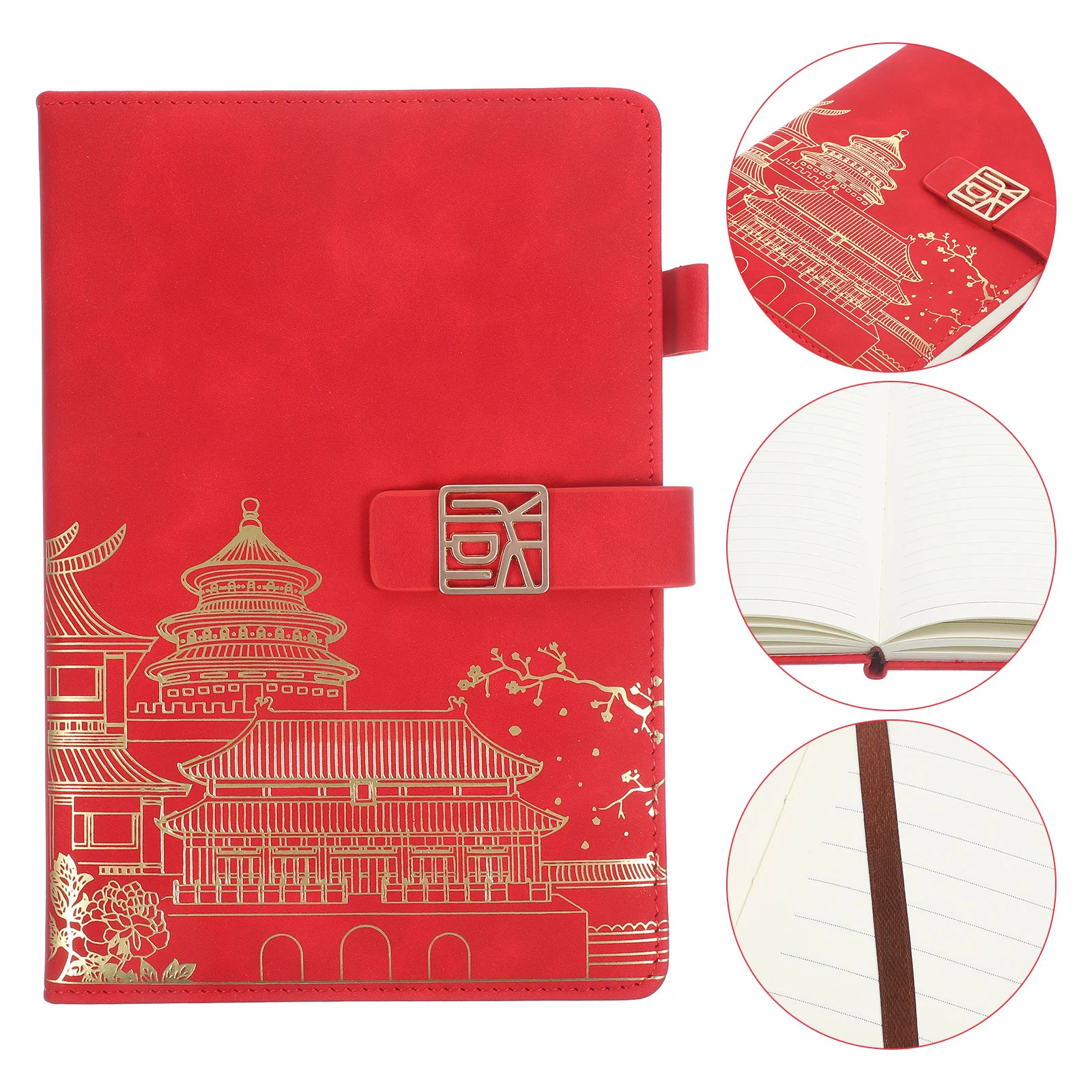 Buckle Business Notebook Office Daily Planning Notepad 215X145CM Imitation Paper Portable Planner Handbook
Buckle Business Notebook Office Daily Planning Notepad 215X145CM Imitation Paper Portable Planner Handbook