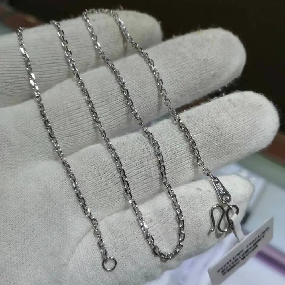 Цепочка Из натуральной чистой платины 950, женское ожерелье на удачу с широкими звеньями O, 7,398 г/45 см
Цепочка Из натуральной чистой платины 950, женское ожерелье на удачу с широкими звеньями O, 7,398 г/45 см