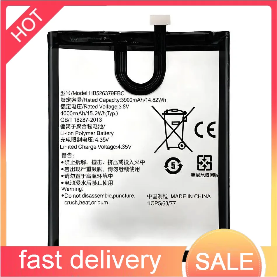 Mobile Phone Battery HB526379EBC 4000Mah For Huawei Y6 Pro Enjoy 5 For Honor 4C Tit-L01 Tit-TL00 -CL00 Tit-CL10
Mobile Phone Battery HB526379EBC 4000Mah For Huawei Y6 Pro Enjoy 5 For Honor 4C Tit-L01 Tit-TL00 -CL00 Tit-CL10