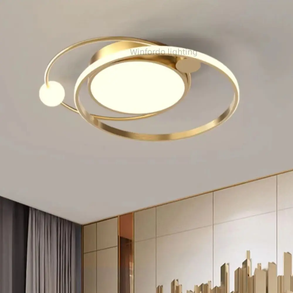 Modern New Led Chandelier For Living Room Bedroom Kitchen Study Ceiling Lamp Ring Round Gold Simple Design Remote Control Light
Modern New Led Chandelier For Living Room Bedroom Kitchen Study Ceiling Lamp Ring Round Gold Simple Design Remote Control Light