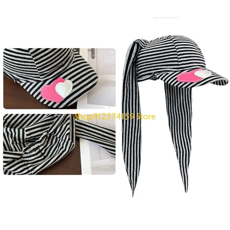G5AE 2000s Heart Stripe Bunnies Ear Sun Hat For Trendy Youth Teens Women Anime Headwear
G5AE 2000s Heart Stripe Bunnies Ear Sun Hat For Trendy Youth Teens Women Anime Headwear