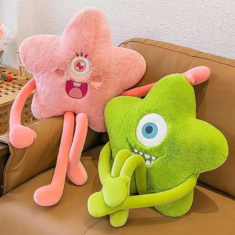 Cute Star Pattern Fluff Pillow Soft Long Leg Pillow Seating Cushion Little Monster Expression Plush Pillow for Bedroom Sofa Chai
Cute Star Pattern Fluff Pillow Soft Long Leg Pillow Seating Cushion Little Monster Expression Plush Pillow for Bedroom Sofa Chai