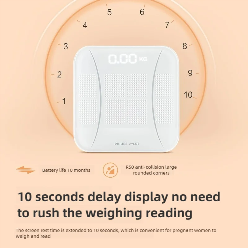 Philips Avent Weight Loss Weighing Device LED Display Smart Body Weight Scale Electronic Scale for Home Office Adult
Philips Avent Weight Loss Weighing Device LED Display Smart Body Weight Scale Electronic Scale for Home Office Adult