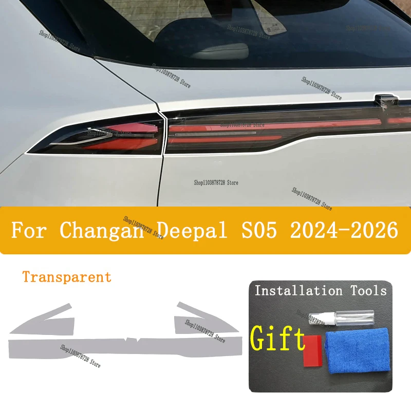For CHANGAN Deepal S05 2024-2026 Rear Headlamp Car Styling Sticker Headlamps TPU Smoked Black taillight Protector Film access
For CHANGAN Deepal S05 2024-2026 Rear Headlamp Car Styling Sticker Headlamps TPU Smoked Black taillight Protector Film access