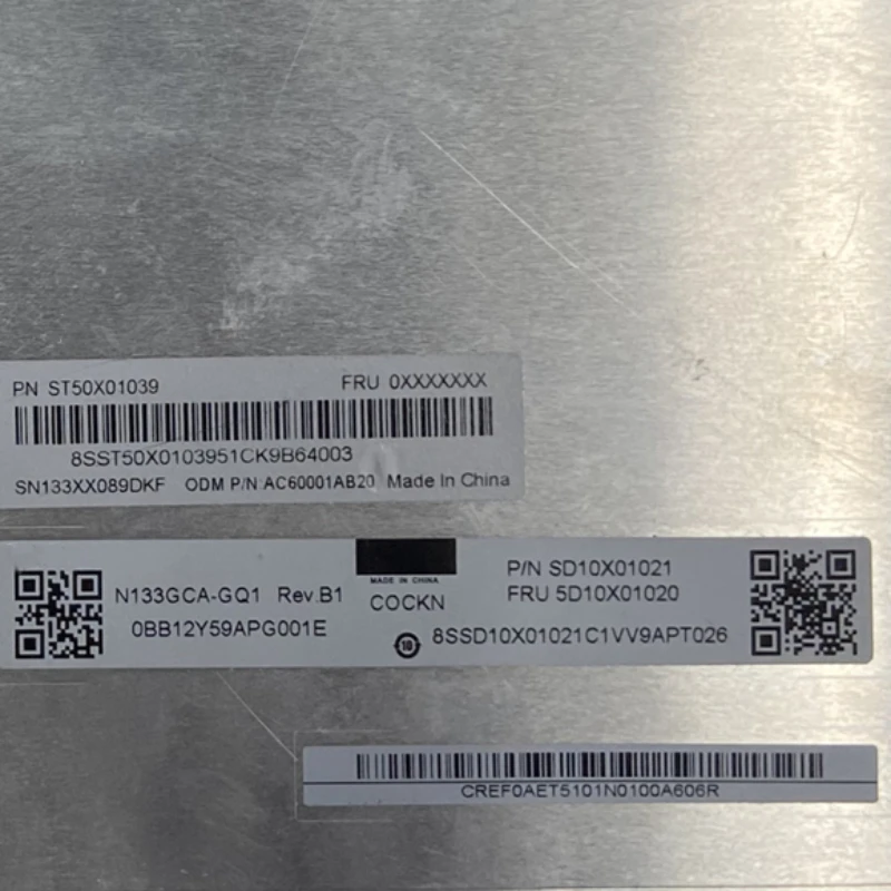 N133GCA-GQ1 Rev B1 подходит для B133QAN02.0, панель IPS Matrix QHD 2560*1600, 13,3-дюймовый ЖК-экран со светодиодной подсветкой для ноутбука
N133GCA-GQ1 Rev B1 подходит для B133QAN02.0, панель IPS Matrix QHD 2560*1600, 13,3-дюймовый ЖК-экран со светодиодной подсветкой для ноутбука