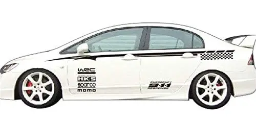 2pcs Waterproof Car Body Side Graphic Stickers - DIY Decoration Vinyl Decals (Black)
2pcs Waterproof Car Body Side Graphic Stickers - DIY Decoration Vinyl Decals (Black)