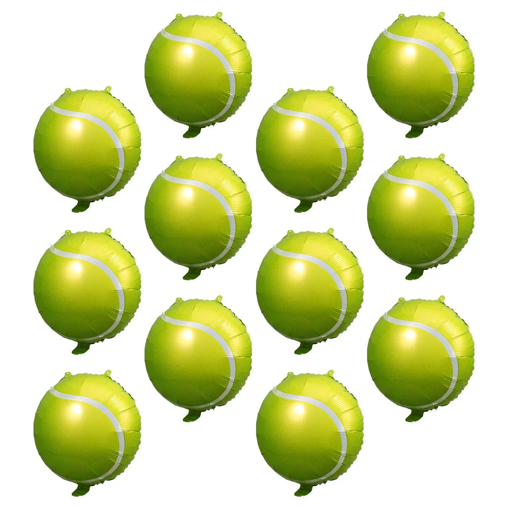 12Pcs Tennis Ball Balloons Inflatable Sports Themed Party Decorations for Birthday Baby Shower Celebration Festival Decorative
12Pcs Tennis Ball Balloons Inflatable Sports Themed Party Decorations for Birthday Baby Shower Celebration Festival Decorative