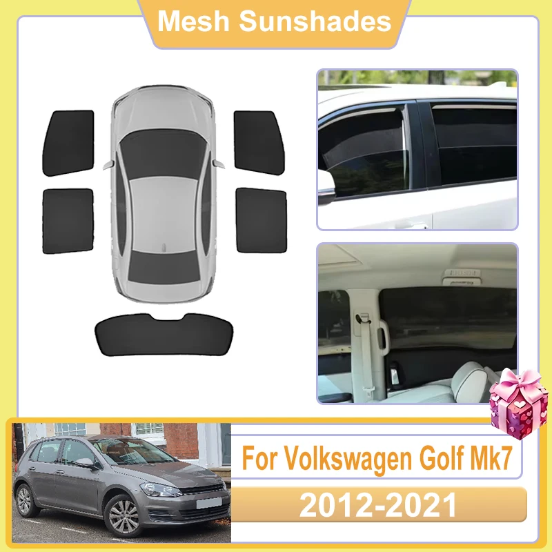 For Volkswagen Golf Mk7 Accessories VW 5-Door 2012-2021 Car Window Sun Shade Mesh Covers Anti UV Visors Heat Sunshade Baffle Net
For Volkswagen Golf Mk7 Accessories VW 5-Door 2012-2021 Car Window Sun Shade Mesh Covers Anti UV Visors Heat Sunshade Baffle Net