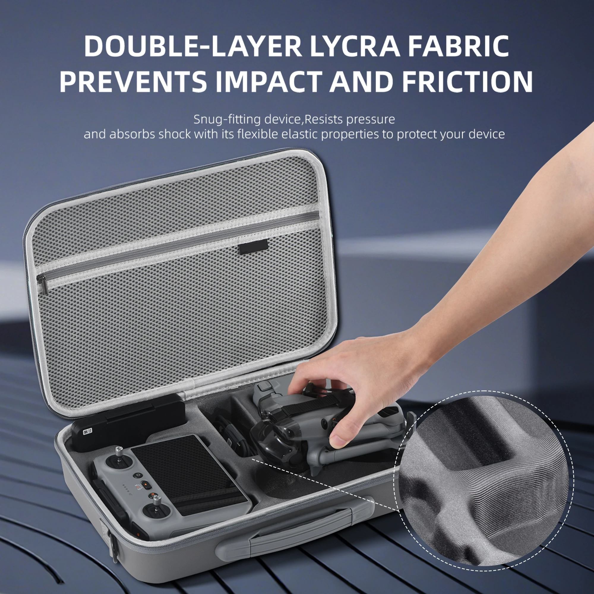 Carrying Case for DJI Mini5 Pro, Travel Shoulder Bag PU Protective Cover Box,RC 2 Controller and Accessories Portable Organizer
Carrying Case for DJI Mini5 Pro, Travel Shoulder Bag PU Protective Cover Box,RC 2 Controller and Accessories Portable Organizer