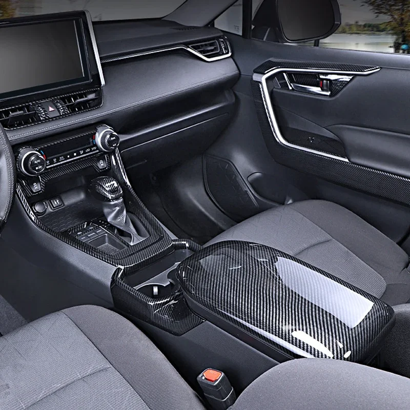 Carbon Fiber Interior Upgrade Overlay Covers For Toyota RAV4 XA50 2020-2025 Rear Air outlet Center Gear Shift Panel Door Trim
Carbon Fiber Interior Upgrade Overlay Covers For Toyota RAV4 XA50 2020-2025 Rear Air outlet Center Gear Shift Panel Door Trim