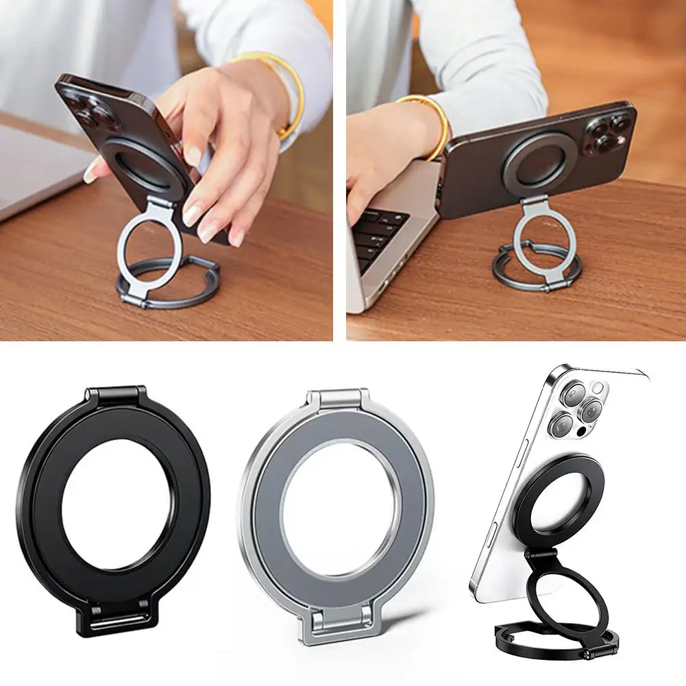 2-in-1 Double-Sided Magnetic Phone Holder 360° Rotatable N52 Adsorption Magnet Foldable Strong Multi-Angle Adjustmen Stand, T9X0
2-in-1 Double-Sided Magnetic Phone Holder 360° Rotatable N52 Adsorption Magnet Foldable Strong Multi-Angle Adjustmen Stand, T9X0