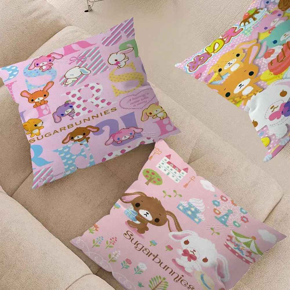 S-Sugarbunnies Anime Kawaii Cushion Cover Car Throw Pillow Case For Sofa Car Christmas Gift 40x40cm 45x45cm
S-Sugarbunnies Anime Kawaii Cushion Cover Car Throw Pillow Case For Sofa Car Christmas Gift 40x40cm 45x45cm