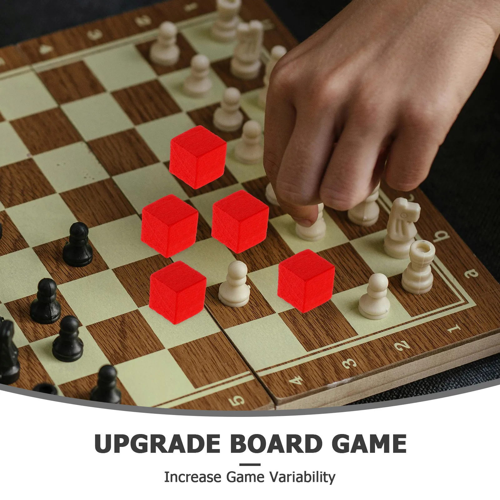 50Pcs Wood Chess Pieces Small Square Design Game Pawns for Board Games Pieces for Chess Wooden Game Components Educational
50Pcs Wood Chess Pieces Small Square Design Game Pawns for Board Games Pieces for Chess Wooden Game Components Educational