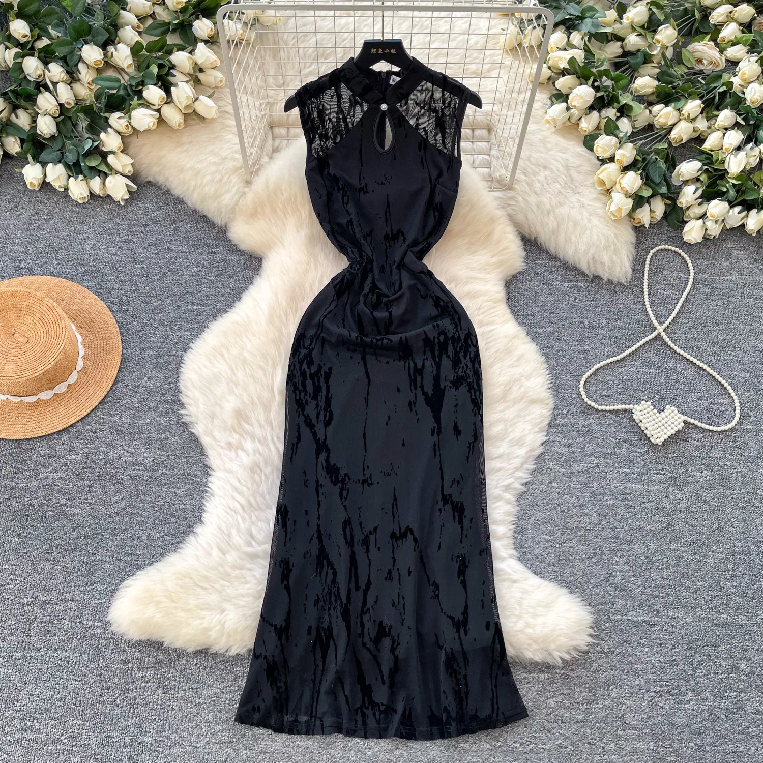 Women Long Dress Sexy Dresses Lace Vestidos Y2k Streetwear Sleeveless Hip Wrap Elegant Splice Party Night Work Slim Fit 2026
Women Long Dress Sexy Dresses Lace Vestidos Y2k Streetwear Sleeveless Hip Wrap Elegant Splice Party Night Work Slim Fit 2026
