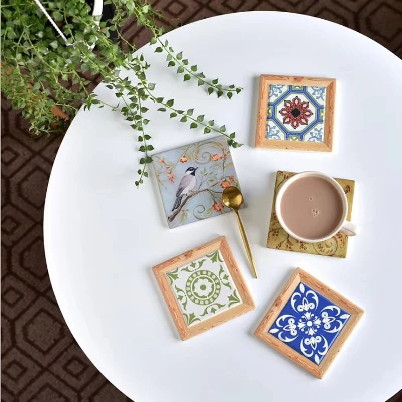 Cutelife Nordic Retro Ceramic Cup Coaster For Glasses Desktop Heat Resistant Coasters Kitchen Accessories Home Decor Table Mat
Cutelife Nordic Retro Ceramic Cup Coaster For Glasses Desktop Heat Resistant Coasters Kitchen Accessories Home Decor Table Mat