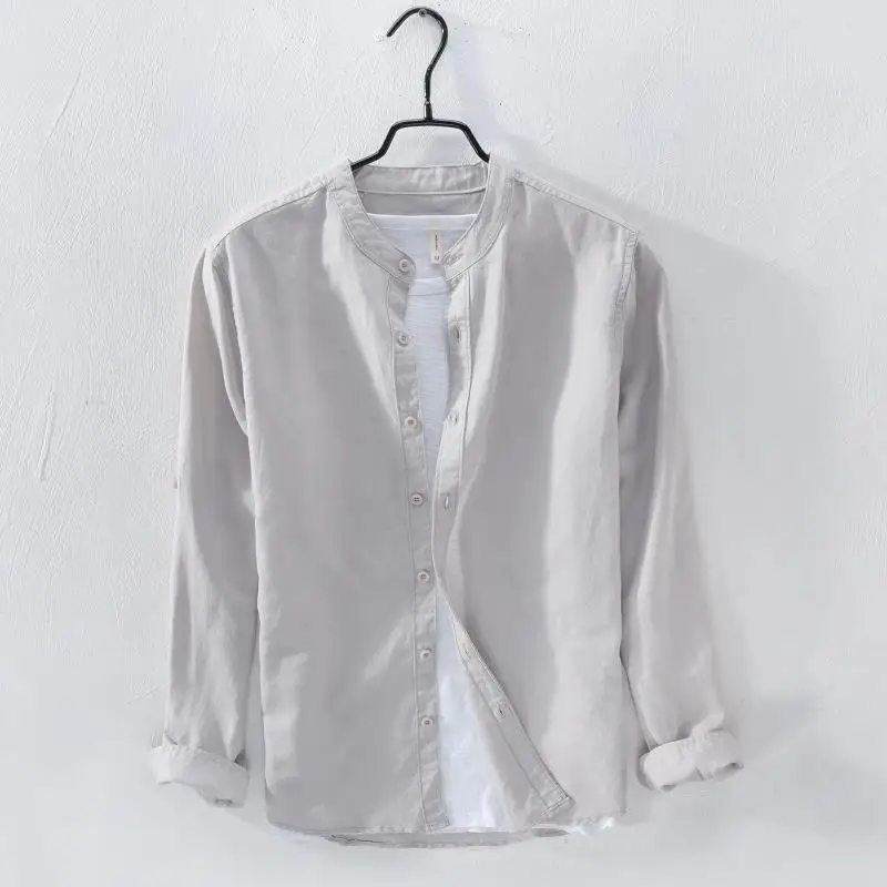 Men's Long Sleeve Cotton Linen Shirt Casual Style Pocket Design Comfortable Lightweight Summer Fashion Inner Wear Pure Color
Men's Long Sleeve Cotton Linen Shirt Casual Style Pocket Design Comfortable Lightweight Summer Fashion Inner Wear Pure Color
