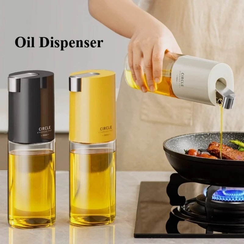 Oil Pot Leak-proof Oil Can Soy Sauce Vinegar Seasoning Household Kitchen Glass 500ML Oil Bottle Automatic Opening and Closing
Oil Pot Leak-proof Oil Can Soy Sauce Vinegar Seasoning Household Kitchen Glass 500ML Oil Bottle Automatic Opening and Closing
