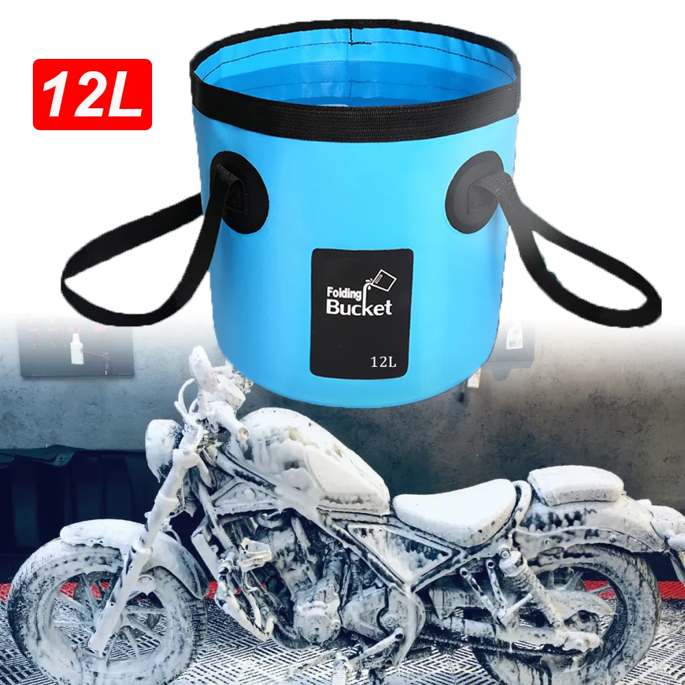 12L Folding Bucket Motorcycle Waterproof Storage Bag Car Foam Washer Cleaning Portable Outdoor Travel Pit Dirt Bike Accessories
12L Folding Bucket Motorcycle Waterproof Storage Bag Car Foam Washer Cleaning Portable Outdoor Travel Pit Dirt Bike Accessories
