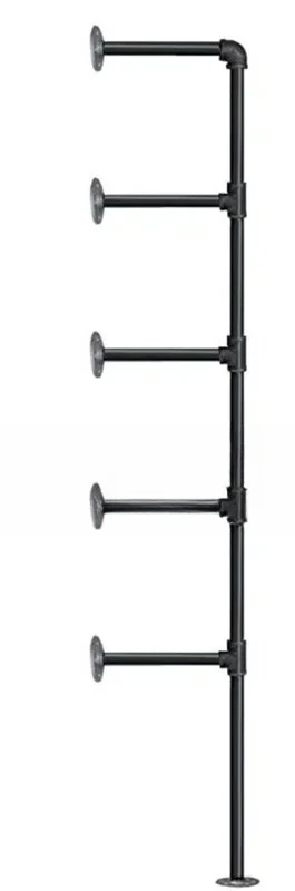 5 Tier Shelf Industrial Furniture Wall Shelf Bracket Home Decor Hanging Storage Shelves Iron Pipe Black DIY Pipe Shelves
5 Tier Shelf Industrial Furniture Wall Shelf Bracket Home Decor Hanging Storage Shelves Iron Pipe Black DIY Pipe Shelves