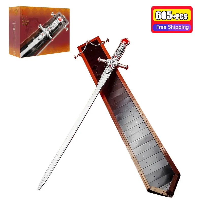 605PCS Creative Magic Holy Sword Building Blocks MOC Legend Totem Model Desktop Ornament DIY Bricks Toy For Kids Adults Gift New
605PCS Creative Magic Holy Sword Building Blocks MOC Legend Totem Model Desktop Ornament DIY Bricks Toy For Kids Adults Gift New