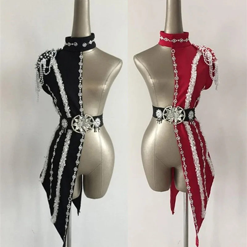 Patchwork Space Nightclub Bar Costume Ds Female Singers Sexy Dj Stage Dress Pearl Unilateral Cloak Dance Bodysuit For Women
Patchwork Space Nightclub Bar Costume Ds Female Singers Sexy Dj Stage Dress Pearl Unilateral Cloak Dance Bodysuit For Women