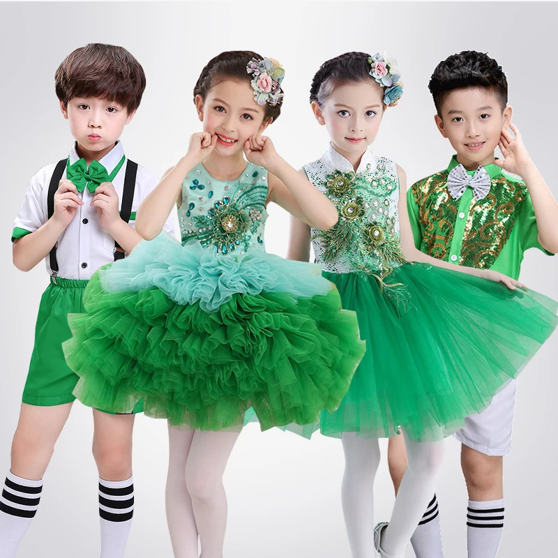 Children's performance costumes, green dresses, fluffy dresses, spring flowers costume women hanfu dance costume
Children's performance costumes, green dresses, fluffy dresses, spring flowers costume women hanfu dance costume