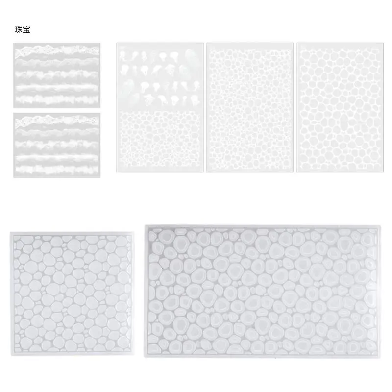 X5QE Easy to Use Silicone Mould Versatile Water Ripple Designs Mold DIY Jewelry Projects Casting Mould Sea Inspired Decor
X5QE Easy to Use Silicone Mould Versatile Water Ripple Designs Mold DIY Jewelry Projects Casting Mould Sea Inspired Decor