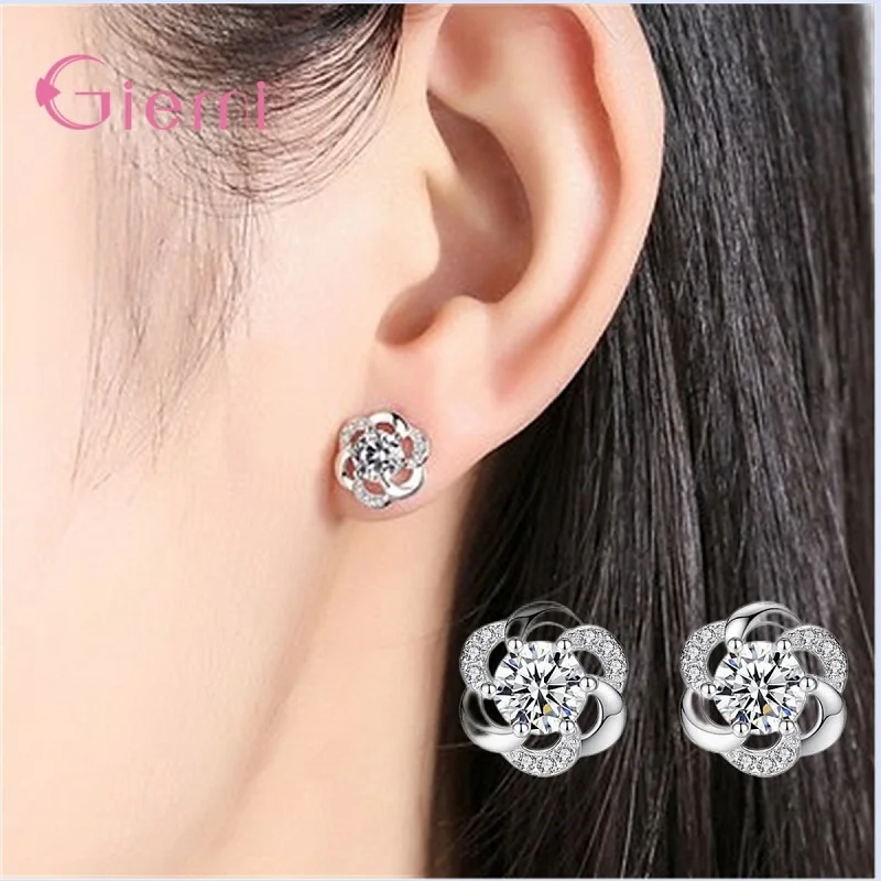 Exquisite 925 Sterling Silver Narcissus Flower Cubic Zircon Stud Earrings For Women Girls Anniversary Party Fashion Jewelry Gift
Exquisite 925 Sterling Silver Narcissus Flower Cubic Zircon Stud Earrings For Women Girls Anniversary Party Fashion Jewelry Gift