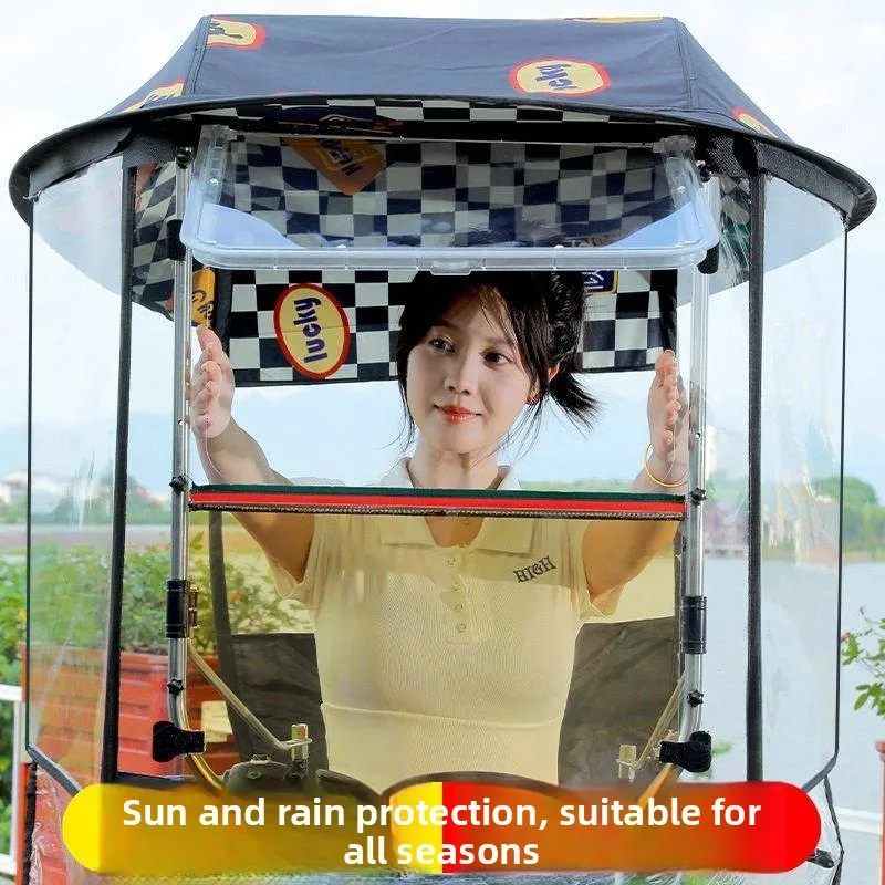 Vehicle Umbrella Bike Rain Sun Protection Windproof New Model Carport Motorcycle Umbrella Waterproof Outdoor Gear
Vehicle Umbrella Bike Rain Sun Protection Windproof New Model Carport Motorcycle Umbrella Waterproof Outdoor Gear
