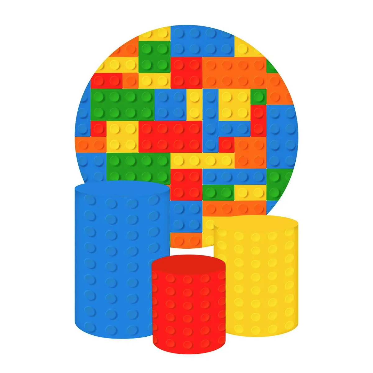 Colorful Building Blocks Birthday Party Circle Backgrounds Personalize Custom Photo Backdrop Round Cover Decorations Supplies
Colorful Building Blocks Birthday Party Circle Backgrounds Personalize Custom Photo Backdrop Round Cover Decorations Supplies