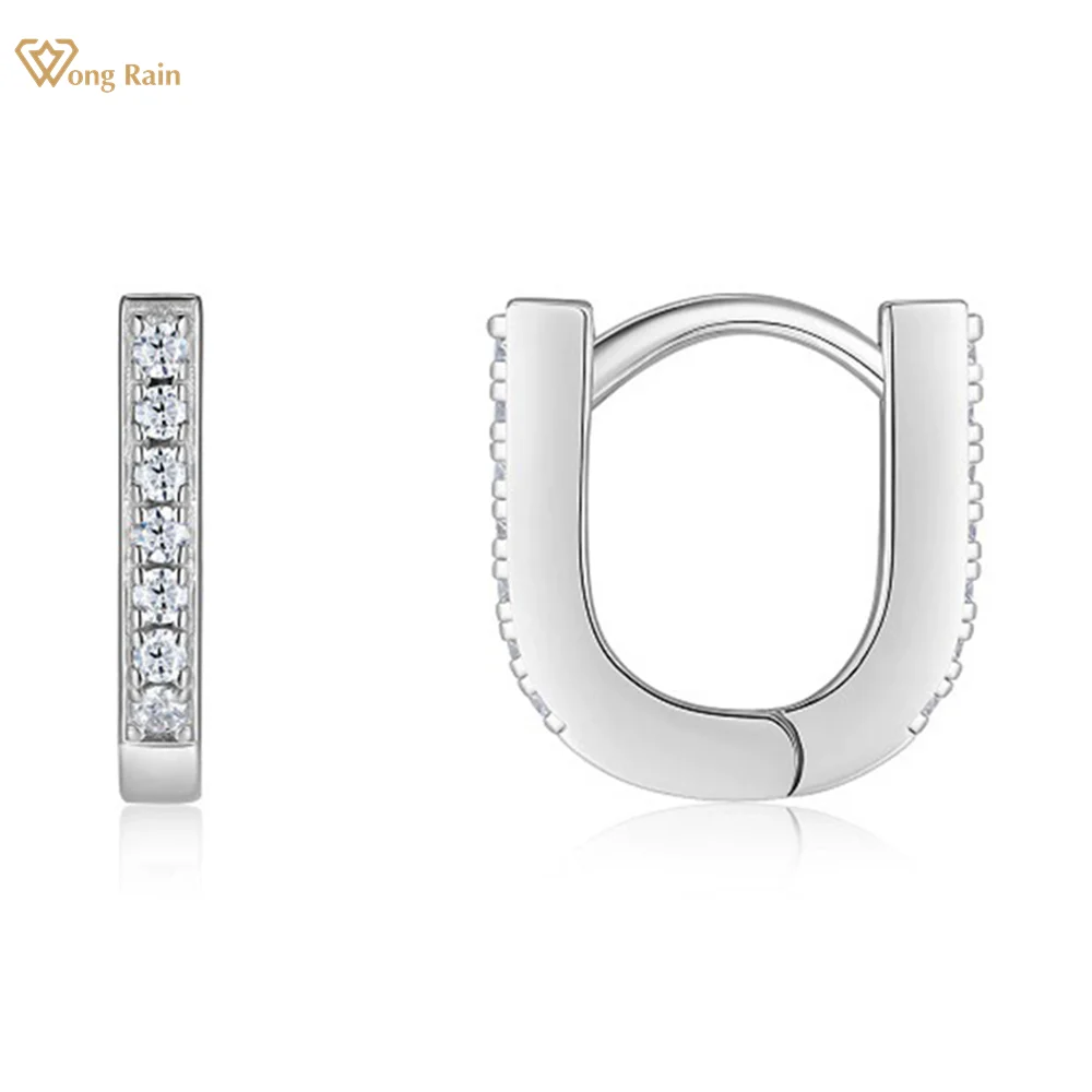 Wong Rain Простые серьги-кольца из стерлингового серебра 925 пробы VVS1 3EX D цвета, настоящие муассанитовые бриллианты, драгоценные камни, ювелирные изделия, оптовая продажа
Wong Rain Простые серьги-кольца из стерлингового серебра 925 пробы VVS1 3EX D цвета, настоящие муассанитовые бриллианты, драгоценные камни, ювелирные изделия, оптовая продажа