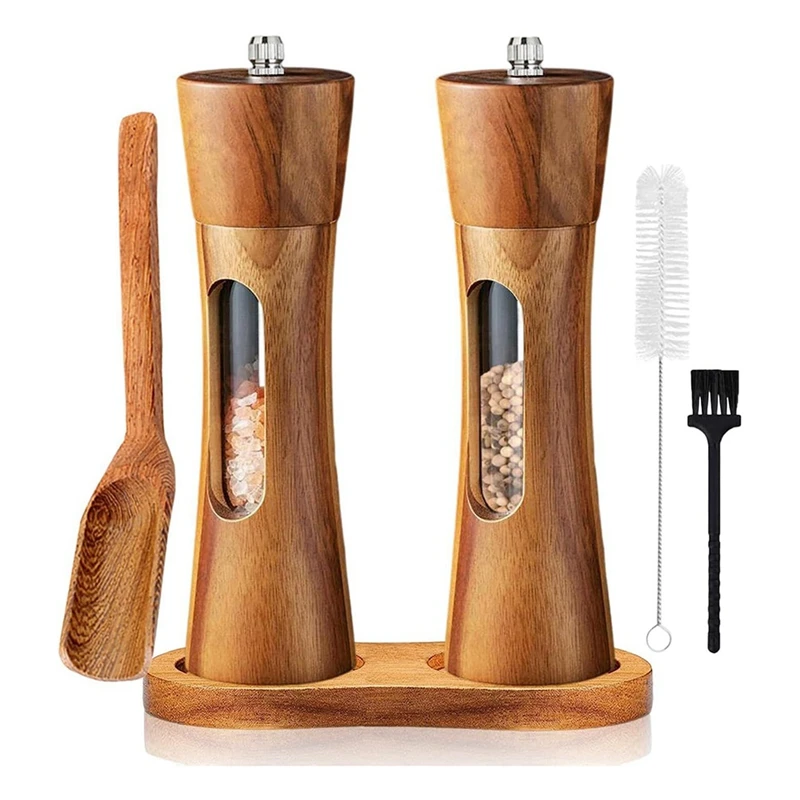 Adjustable Wood Salt And Pepper Mill, Manual Spice Grinder For Enhanced Kitchen Flavor
Adjustable Wood Salt And Pepper Mill, Manual Spice Grinder For Enhanced Kitchen Flavor
