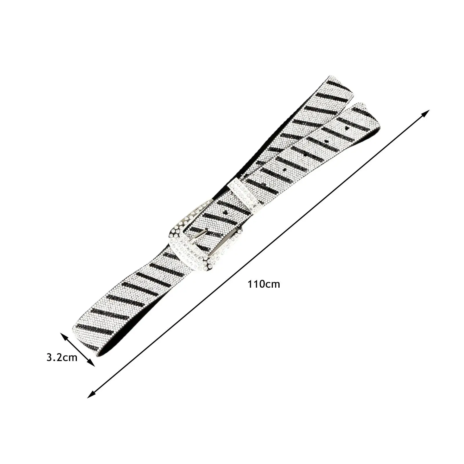 Belts Buckle Eyelet Rhinestones Accessories Cinch Belt for Party Pants Men
Belts Buckle Eyelet Rhinestones Accessories Cinch Belt for Party Pants Men