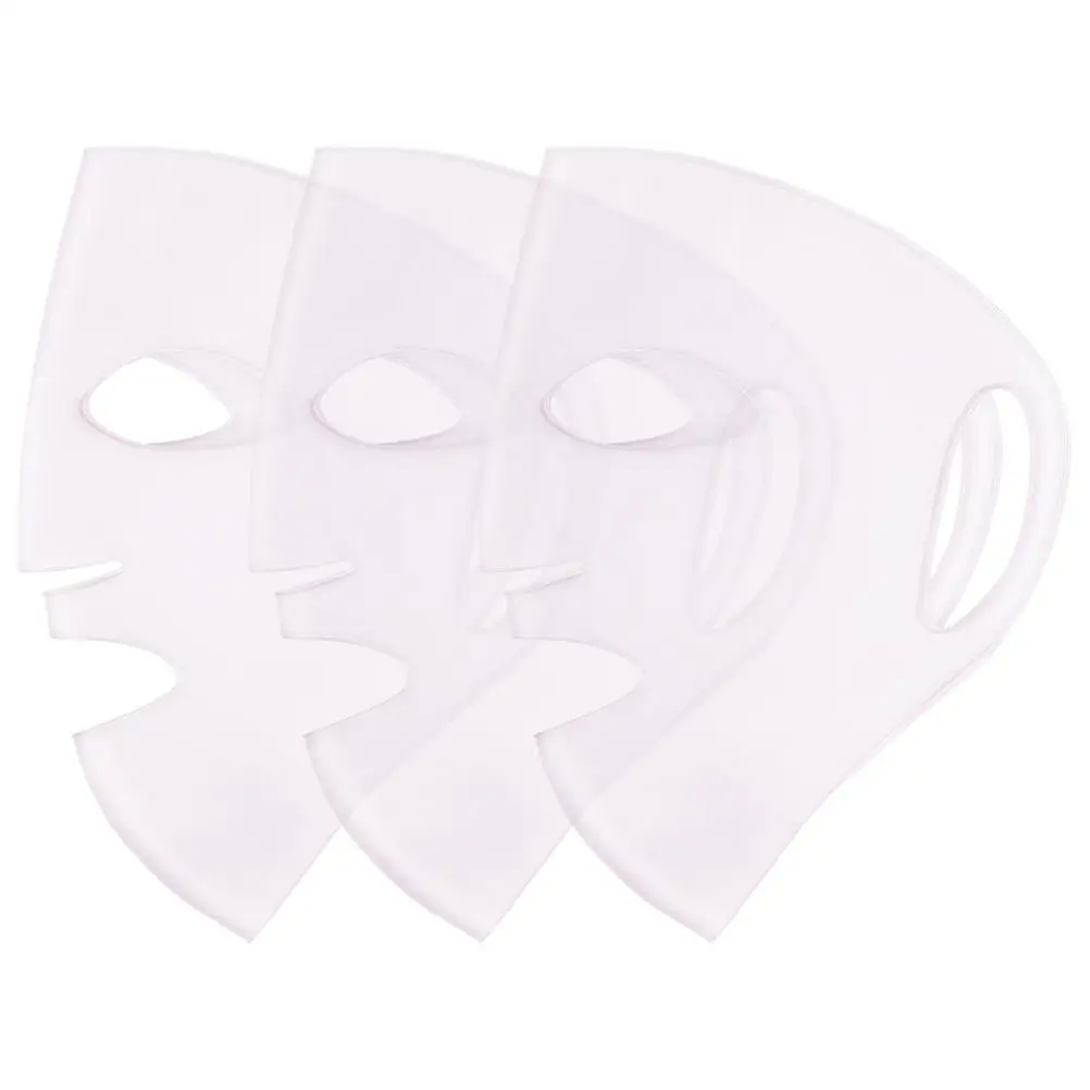 3 Pcs Silicone Face Mask Cover Reusable Facial Mask Applicator Skincare Silica Gel Foldable Moisture Sealing Washable Beauty
3 Pcs Silicone Face Mask Cover Reusable Facial Mask Applicator Skincare Silica Gel Foldable Moisture Sealing Washable Beauty