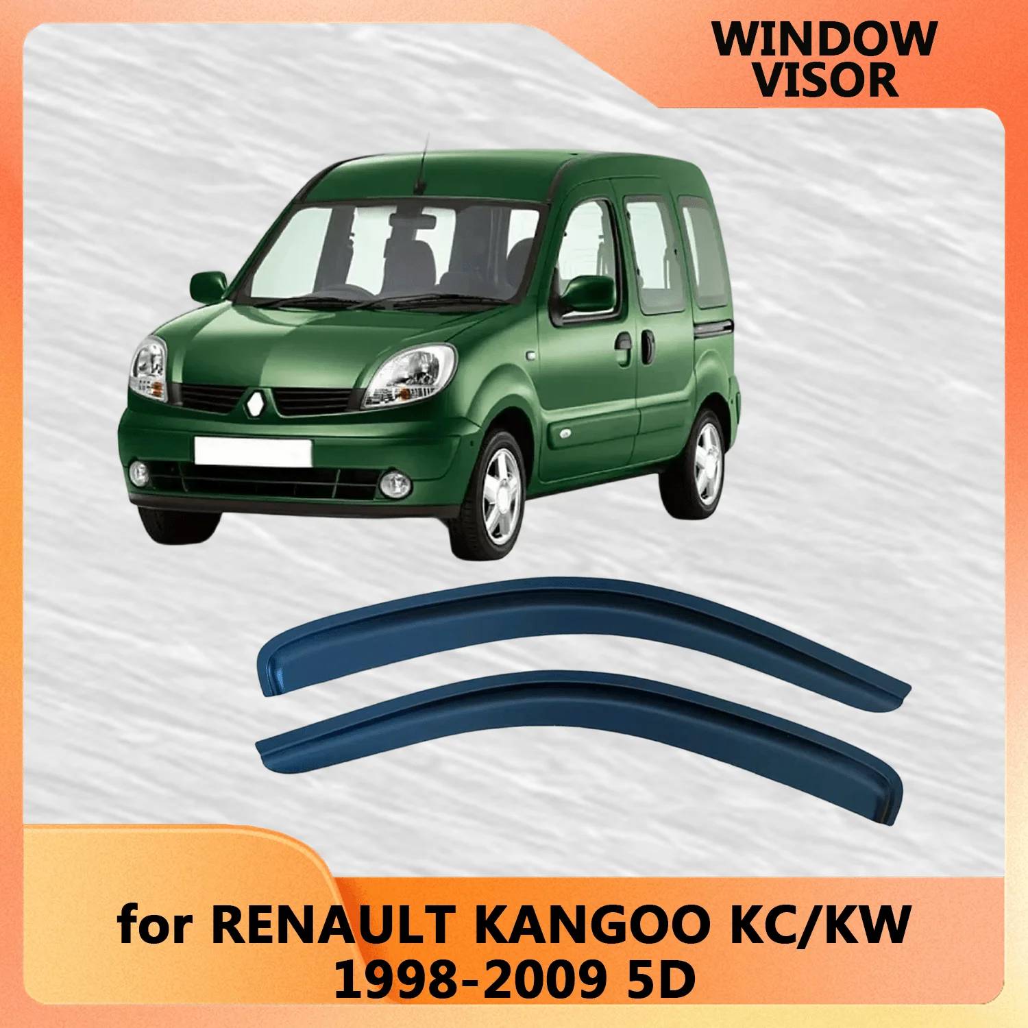Оконный козырек для RENAULT KANGOO 5-дверный 1998-2001 2002 2003 2004 2005 2006 2007 2008 2009, ветрозащитные дефлекторы, защита от дождя, дверной козырек
Оконный козырек для RENAULT KANGOO 5-дверный 1998-2001 2002 2003 2004 2005 2006 2007 2008 2009, ветрозащитные дефлекторы, защита от дождя, дверной козырек