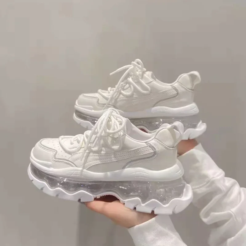 Fashion Women's Walking Platform Shoes Stylish Air Cushion Thickening Womens Sneakers Lightweight Slip on Zapatos Para Mujeres
Fashion Women's Walking Platform Shoes Stylish Air Cushion Thickening Womens Sneakers Lightweight Slip on Zapatos Para Mujeres