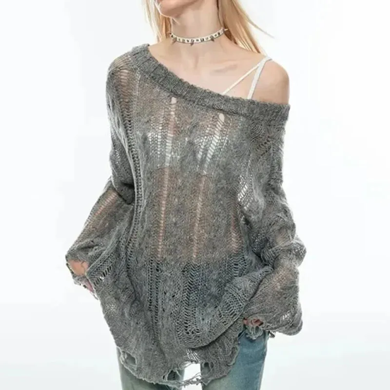 Sexy Long Sleeve Knit Sweater Women Pullovers New V-Neck White Black Knitted Sweater Pullover Women Tops Sueter Feminino Q246
Sexy Long Sleeve Knit Sweater Women Pullovers New V-Neck White Black Knitted Sweater Pullover Women Tops Sueter Feminino Q246