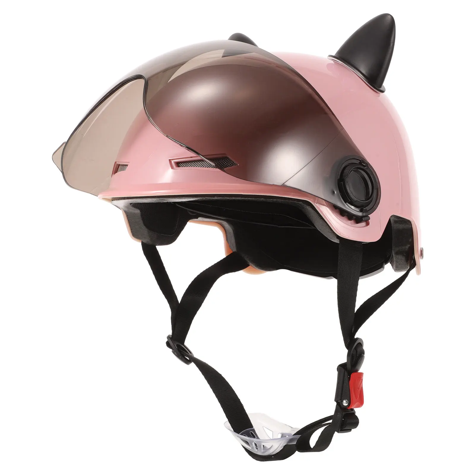 Cat Ears Cute Half Face Design Adjustable Strap For Outdoor Riding Electric Bike Cycling Universal Cover
Cat Ears Cute Half Face Design Adjustable Strap For Outdoor Riding Electric Bike Cycling Universal Cover